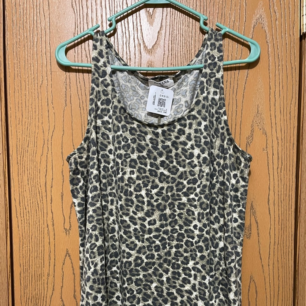 Leopard print tank